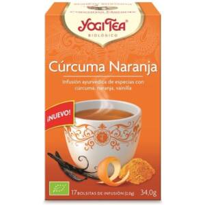 Cha yogi tea curcuma laranja  - 17 saq.