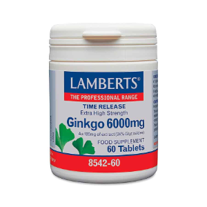 Ginkgo biloba 6000 mg - 60 comp. lamberts