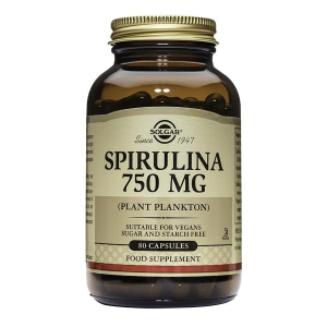 Spirulina 750mg 80 caps.