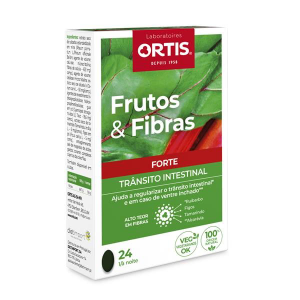 Frutos e fibras forte - 24 comp.