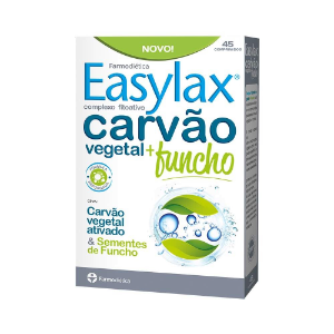 Easylax carvão vegetal + funcho 45comp