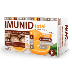 Imunid total+ vitamina c- 20 ampolas