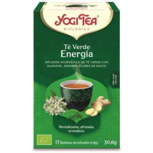 Cha verde energia yogi tea