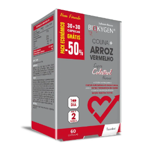Arroz vermelho colina byokygen - 60 caps